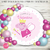 Banner Circular para imprimir digital Peppa Pig Hada