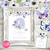 Kit imprimible flores y mariposas acuarela lila 2 - comprar online