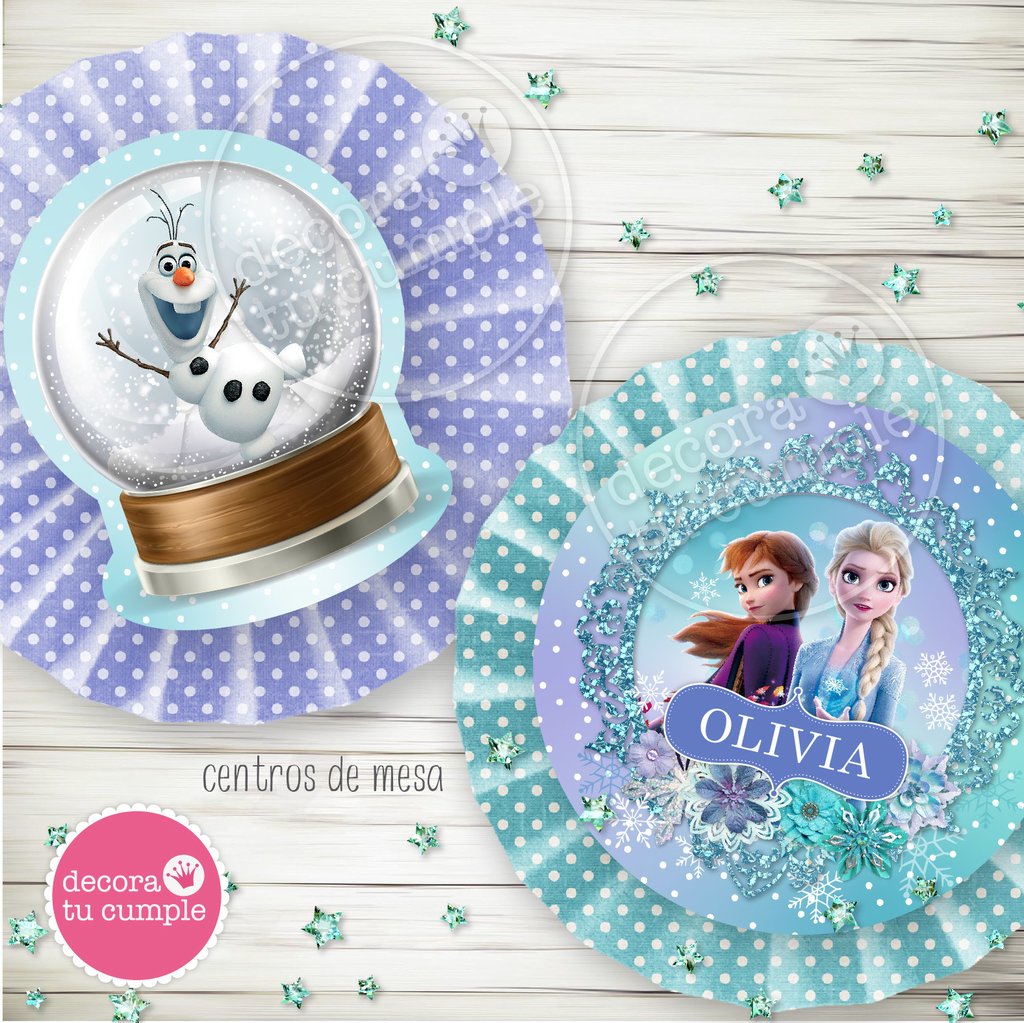 Kit Imprimible Frozen 2 Disney - decora tu cumple