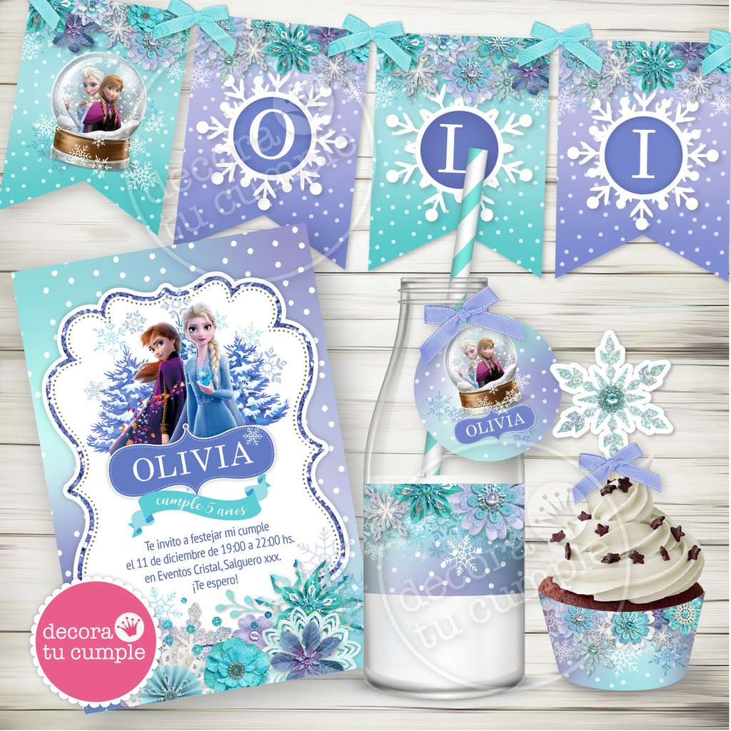 Invitación Cumpleaños Olaf - Diseños Personalizados