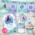 Kit Imprimible personalizado Frozen 2 Disney winterland elsa anna olaf invitación digital candybar tarjeta printable kit party