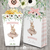 Kit Imprimible conejita coneja bailarina acuarela invitacion digital cake topper bunny party printable