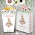 Kit Imprimible conejita bailarina acuarela 02 invitacion digital tarjeta cumpleaños cake topper torta bunny party printable