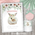 Kit Imprimible conejita flores acuarela invitacion digital tarjeta coneja conejas cake topper bunny