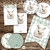 Kit Imprimible conejito acuarela invitacion digital bunny rabbit party printable cake topper conejitos botanico