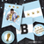 Kit imprimible Futbol Messi Argentina Mundial tarjeta invitacion digital adorno torta cake topper messi