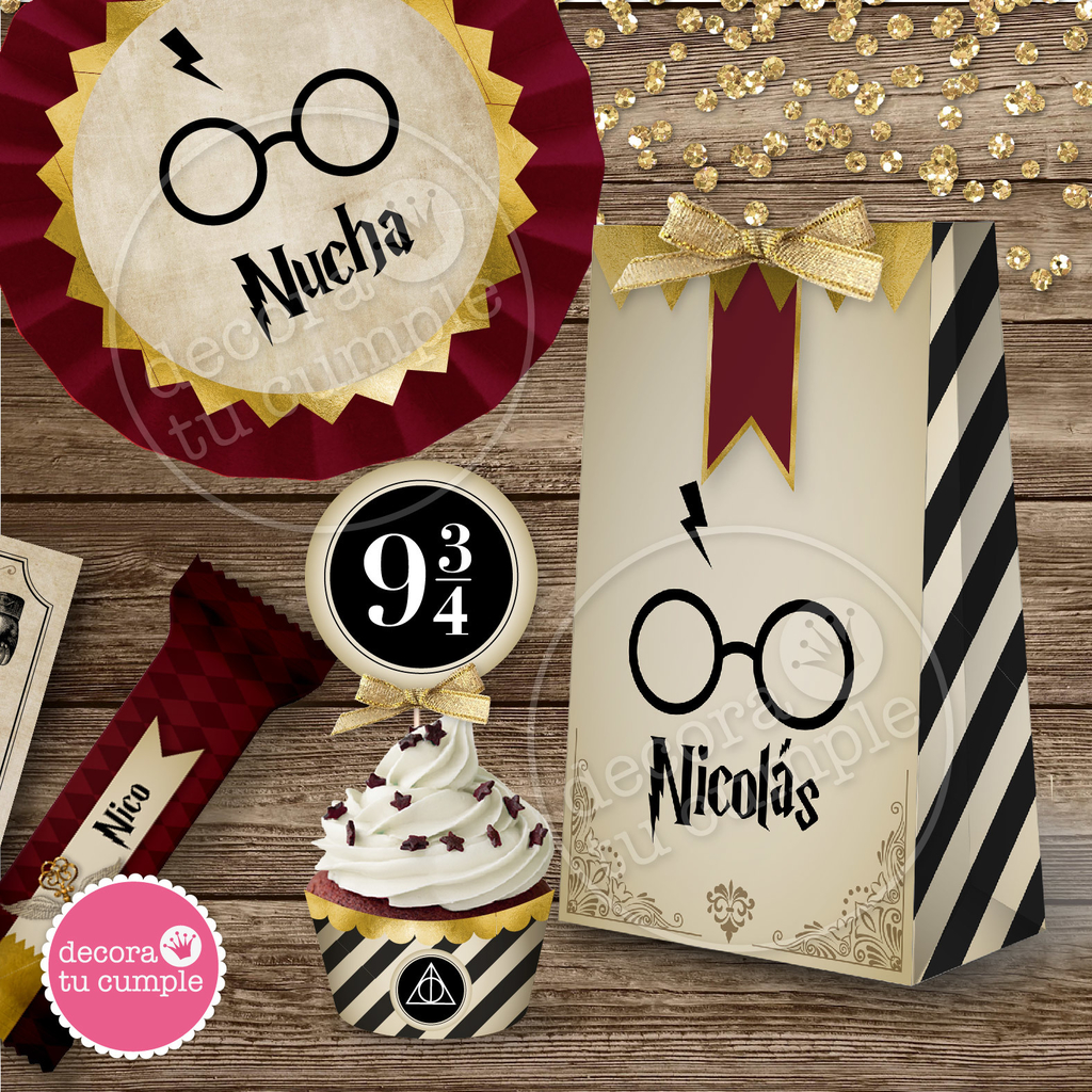 Kit cumpleaños Harry Potter
