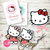 Kit hello kitty pastel cumpleaños invitacion digital gatita kitty birthday