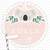 kit imprimible koala rosa nena koalita personalizado colores pastel cumpleaños fiesta decoracion deco diy invitacion tarjeta