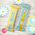 Kit imprimible flores margaritas celeste invitacion digital cumpleaños bautismo comunion daisies party printable imprimible