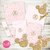 Kit imprimible personalizado minnie rosa y dorado glitter cumpleaños bautizo invitación tarjeta shabby rosas