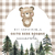 Kit imprimible osito bebé bosque acuarela invitacion digital teddy bear woodland  invitation birthday