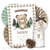 Kit imprimible osito bebé bosque acuarela invitacion digital teddy bear woodland  invitation birthday