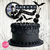 Adorno para torta Cake Topper Merlina Imprimible Wednesday Addams cumpleaños cartel para torta