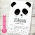 Kit imprimible osito panda party celeste candy bar invitación digital
