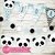 Kit imprimible osito panda party celeste coronita en internet