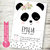 Kit imprimible panda party rosa - comprar online