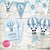 Kit imprimible panda viajero globo aerostático personalizado cumpleaños bautismo bautizo baby shower niño varón nene fiestas infantiles deco diy