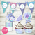 Kit Imprimible sirenas glitter 2 - decora tu cumple