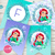Kit Imprimible Sirenita Bebé Ariel Disney invitacion digital personalizado baby ariel mermaid party birthday party tags