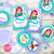 Kit Imprimible Sirenita Bebé Ariel Disney invitacion digital personalizado baby ariel mermaid party birthday party