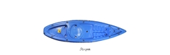 Kayak Atlantik Modelo Simplo con 1 Remo