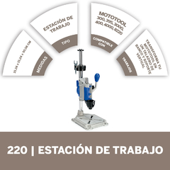 Dremel Soporte Vertical Workstation 220 - comprar online