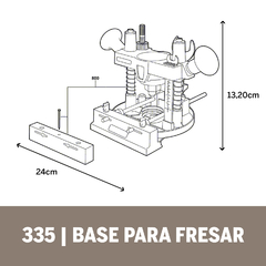 Base Fresadora Dremel 335 - Ferreteria Industrial Aguilar