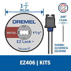 Kit de Corete Dremel EZ-lock EZ406 - comprar online