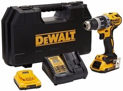 Taladro Percutor Inalambrico a Bateria Dewalt DCD796D2 20v con 2 Baterias