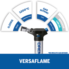 Dremel Versaflame Soplete A Gas Butano 2200/4 - comprar online