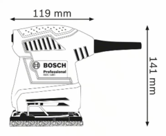 Lijadora Orbital Bosch GSS 140-1 180w - comprar online