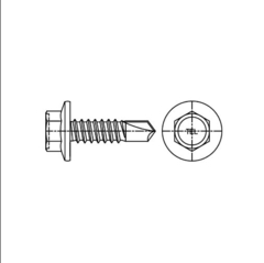 Autoperforante Hex. Tipo 2 con Arandela - comprar online