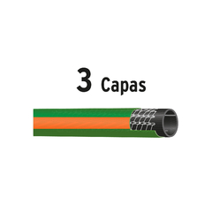 Manguera Truper 1/2" Reforzada 3 Capas 20 mts 16052 - comprar online