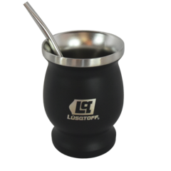 Mate Acero Inoxidable con Bombilla Lusqtoff Negro/Azul/Verde - comprar online