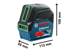 Nivel Láser de Lineas Combinado Bosch GCL 2-15 G Profesional - comprar online