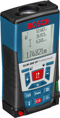 Medidor de Distancia Láser Bosch GLM 250 VF Profesional - comprar online
