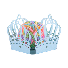 Kit com 10 Forminhas para doces M14 Realeza Princesa Príncipe - Bliss Embalagens Especiais