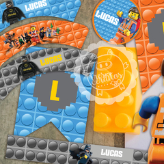 Kit imprimible Lego movie - comprar online