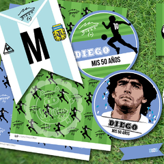 Kit imprimible Maradona - comprar online