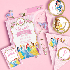 Kit imprimible Princesas Disney