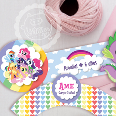 Kit imprimible Mi pequeño Pony - comprar online
