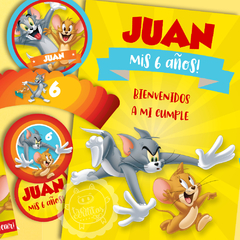 Kit imprimible Tom y Jerry - comprar online