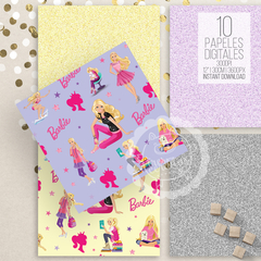 Barbie Fashion Papeles digitales - comprar online