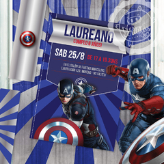 Kit imprimible Capitán América
