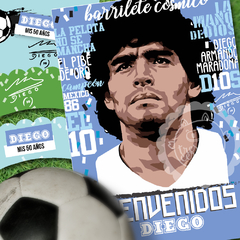 Kit imprimible Maradona en internet