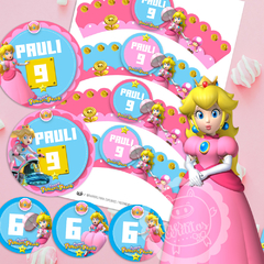 KIT IMPRIMIBLE Princesa Peach Super Mario - comprar online