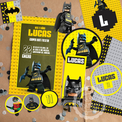 Kit imprimible Batman Lego