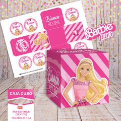 CAJAS IMPRIMIBLE Barbie | PDF editable