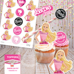 Barbie Toppers / Listo para imprimir!